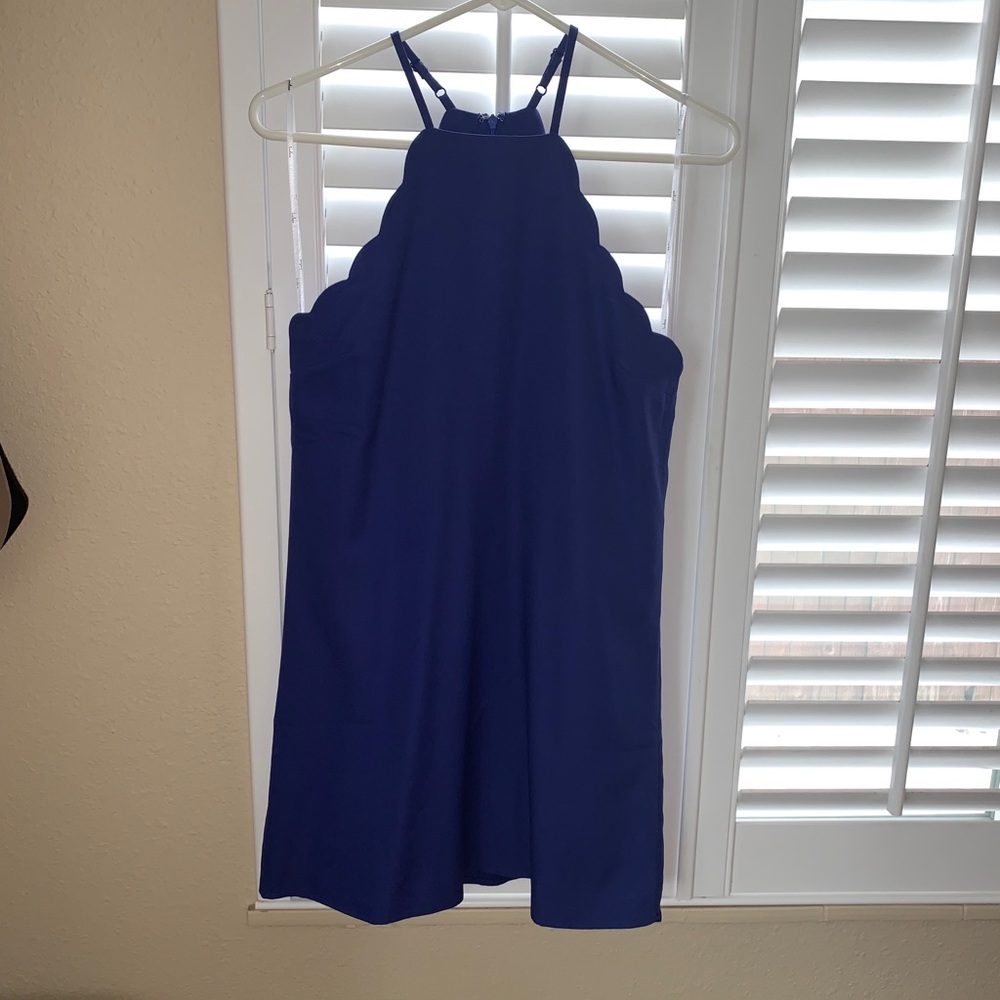 LuLus Short Blue Dress